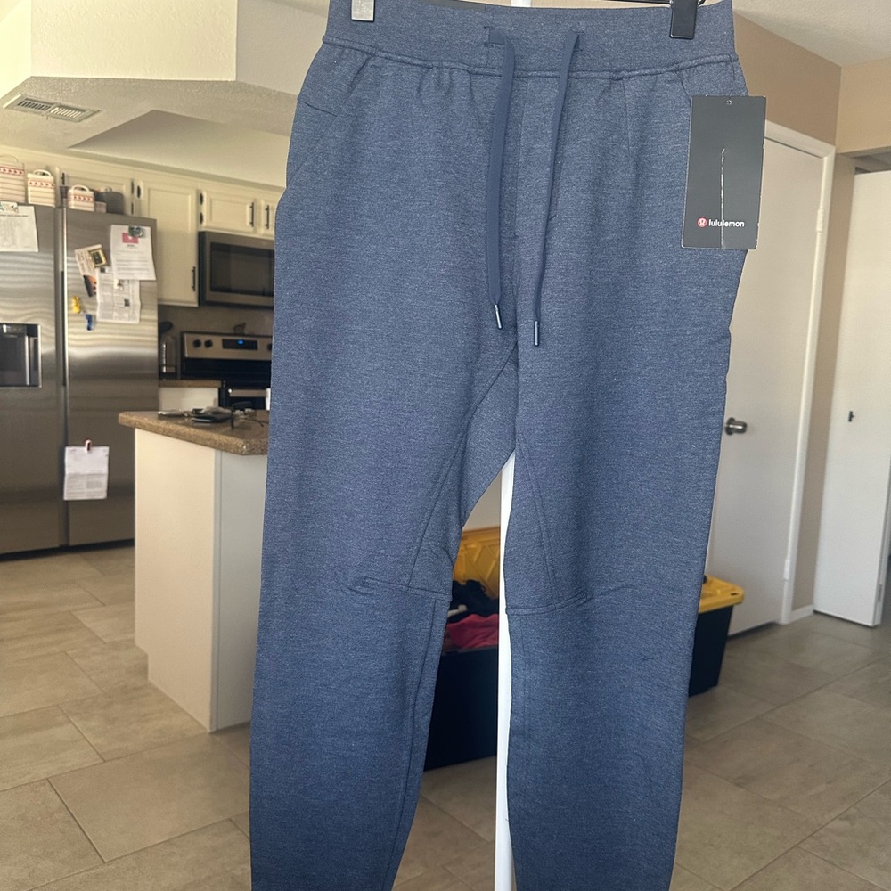 lululemon athletica Men's city sweat Blue Joggers NEW